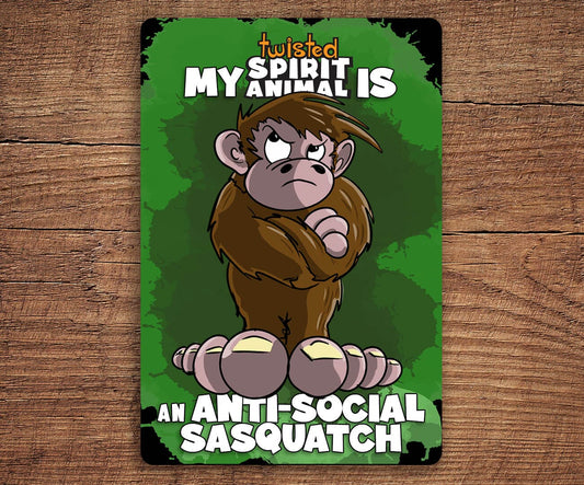 Anti-Social Sasquatch sticker pack DangerBearIndustries