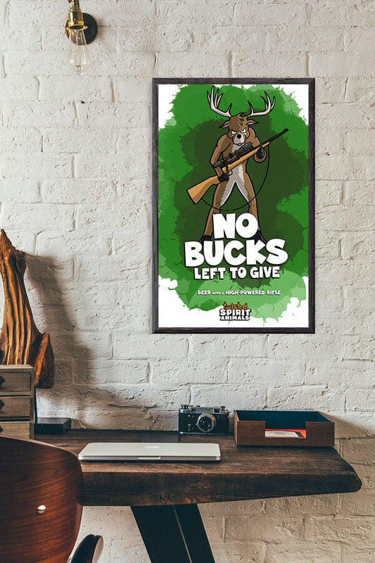 Deer with a High-Powered Rifle 11x17 Print DangerBearIndustries