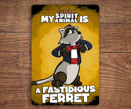 A Fastidious Ferret sticker pack sticker DangerBearIndustries