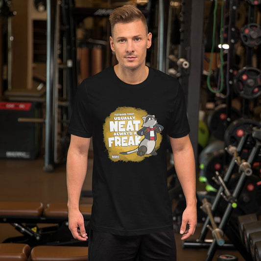 A Fastidious Ferret Unisex t-shirt t-shirt Danger Bear Industries Black XS