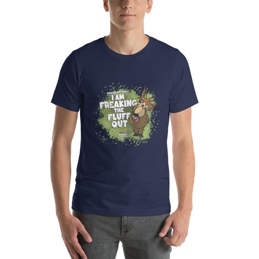 A Whacked-Out Alpaca Unisex t-shirt t-shirt Danger Bear Industries Navy XS