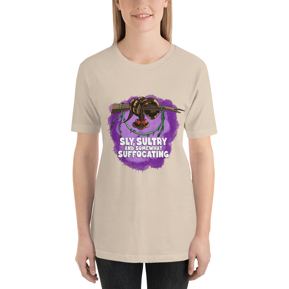 Ball Python with a Crush Unisex t-shirt Danger Bear Industries Soft Cream XS