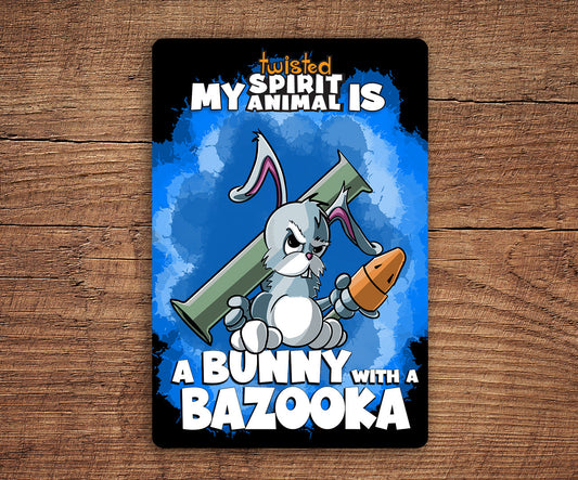 Bunny with a Bazooka sticker pack DangerBearIndustries