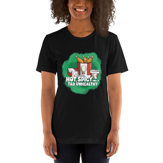 Chicken with Biscuits and a side of Gravy Unisex t-shirt Danger Bear Industries Black XS