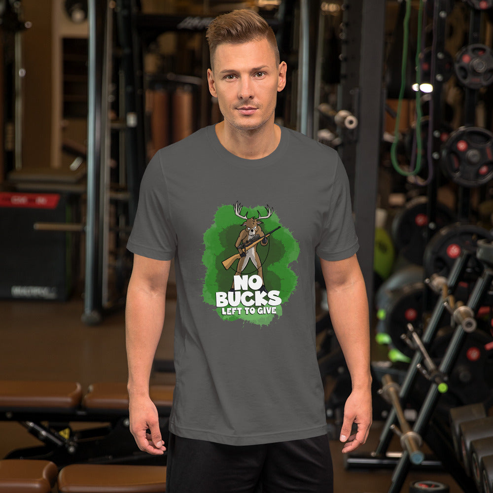 Deer with a High-Powered Rifle Unisex t-shirt t-shirt Danger Bear Industries Asphalt S