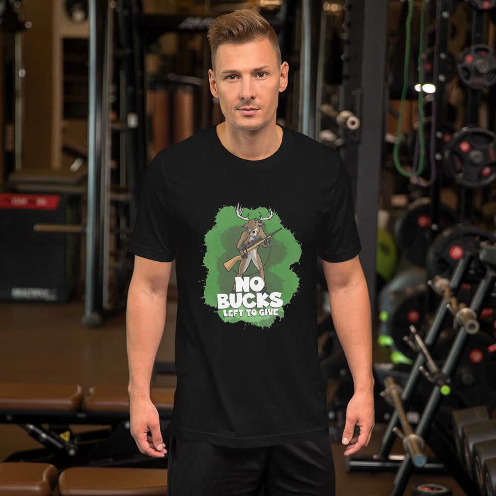 Deer with a High-Powered Rifle Unisex t-shirt t-shirt Danger Bear Industries Black XS