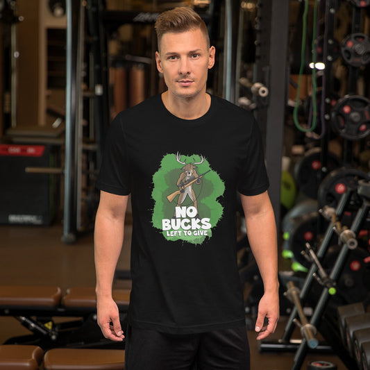 Deer with a High-Powered Rifle Unisex t-shirt t-shirt Danger Bear Industries Black XS