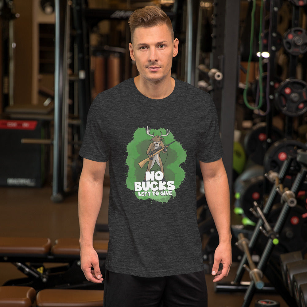 Deer with a High-Powered Rifle Unisex t-shirt t-shirt Danger Bear Industries Dark Grey Heather XS