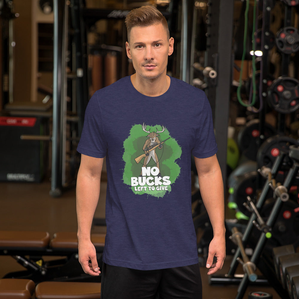 Deer with a High-Powered Rifle Unisex t-shirt t-shirt Danger Bear Industries Heather Midnight Navy XS