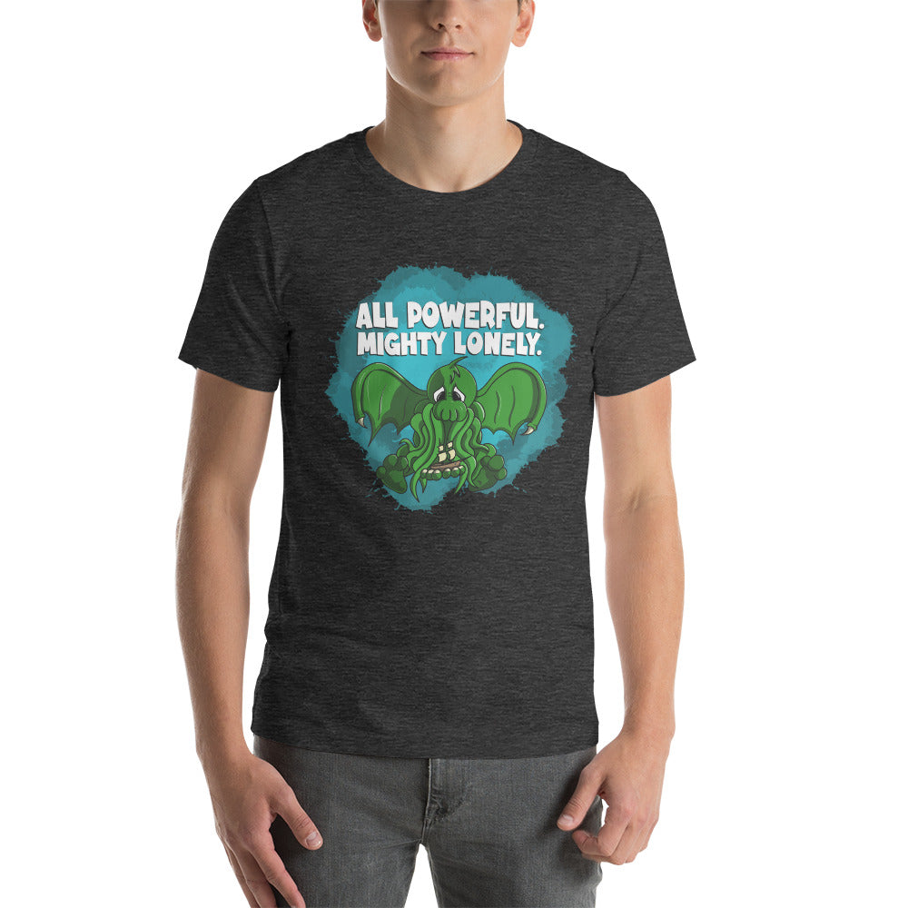 Elder God that Ate Its Last Follower Unisex t-shirt Danger Bear Industries Dark Grey Heather XS