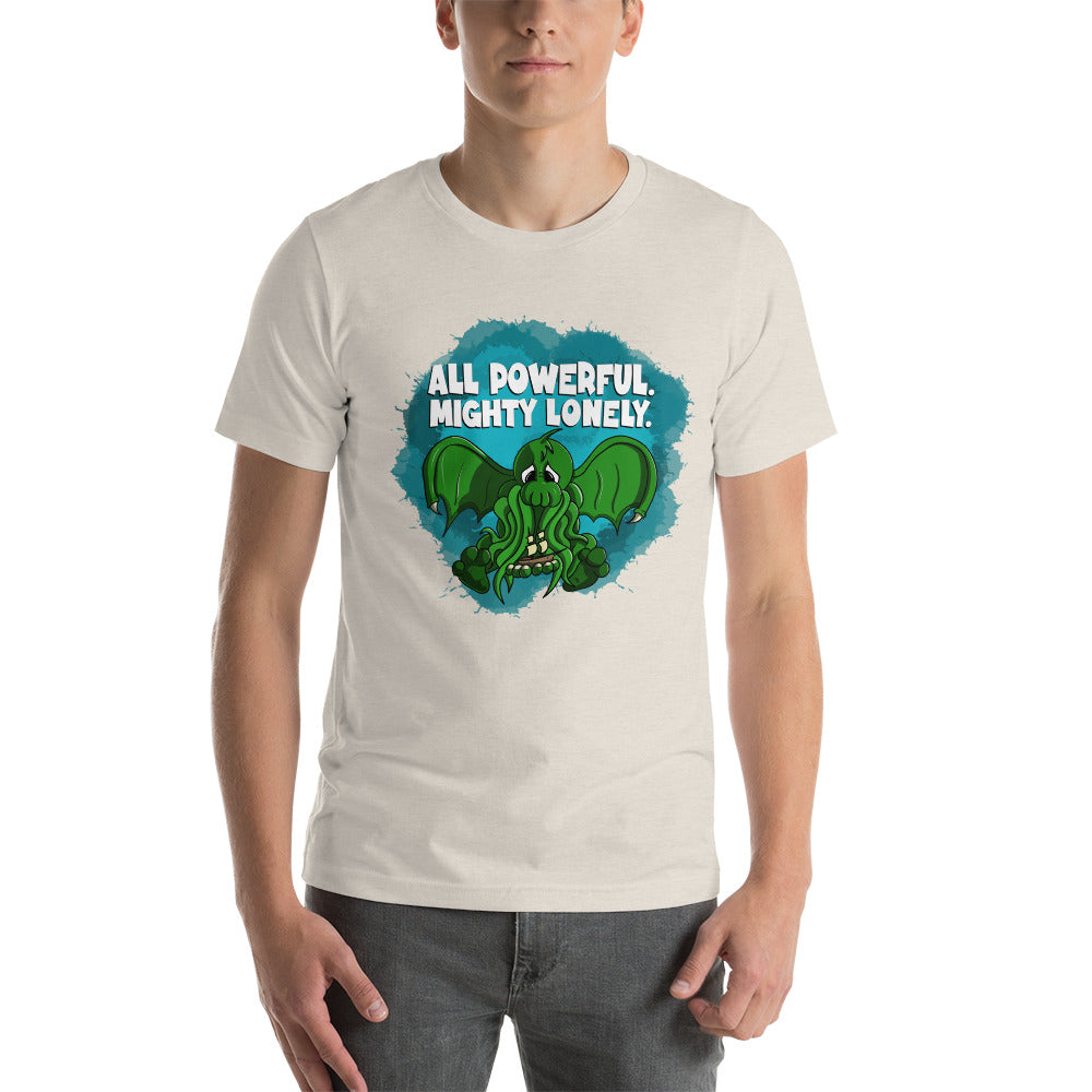 Elder God that Ate Its Last Follower Unisex t-shirt Danger Bear Industries Heather Dust S