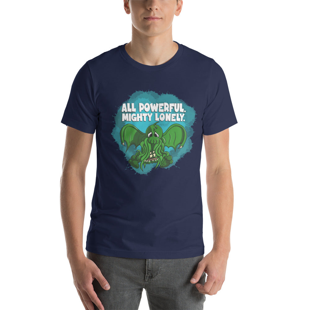 Elder God that Ate Its Last Follower Unisex t-shirt Danger Bear Industries Navy XS