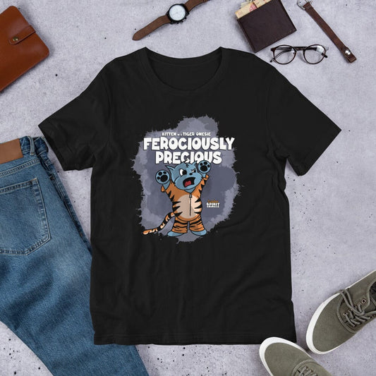 Kitten in a Tiger Onesie Unisex t-shirt Danger Bear Industries