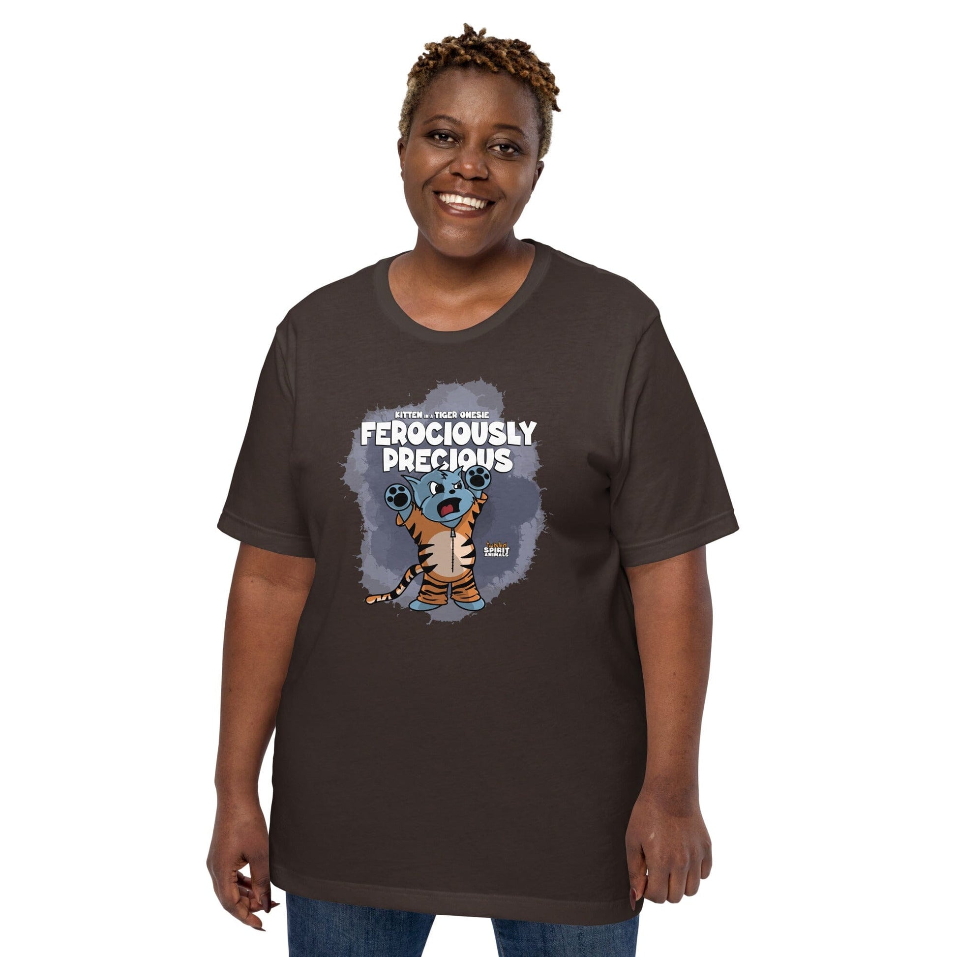 Kitten in a Tiger Onesie Unisex t-shirt Danger Bear Industries
