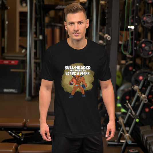 Longhorn with a Branding Iron Unisex t-shirt Danger Bear Industries Black XS
