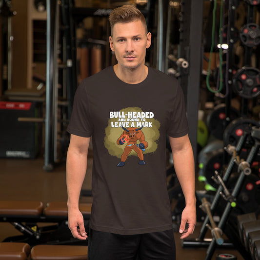Longhorn with a Branding Iron Unisex t-shirt Danger Bear Industries Brown S
