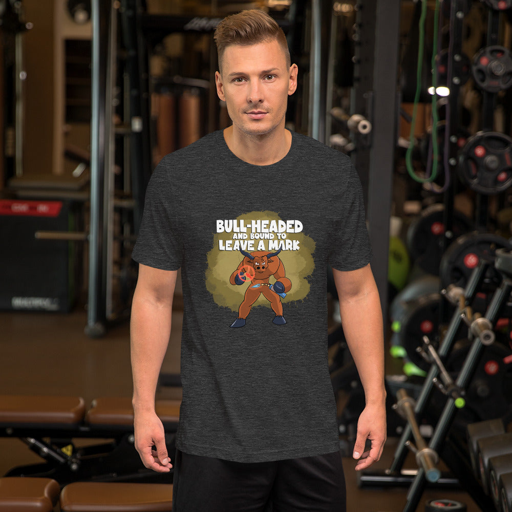 Longhorn with a Branding Iron Unisex t-shirt Danger Bear Industries Dark Grey Heather XS