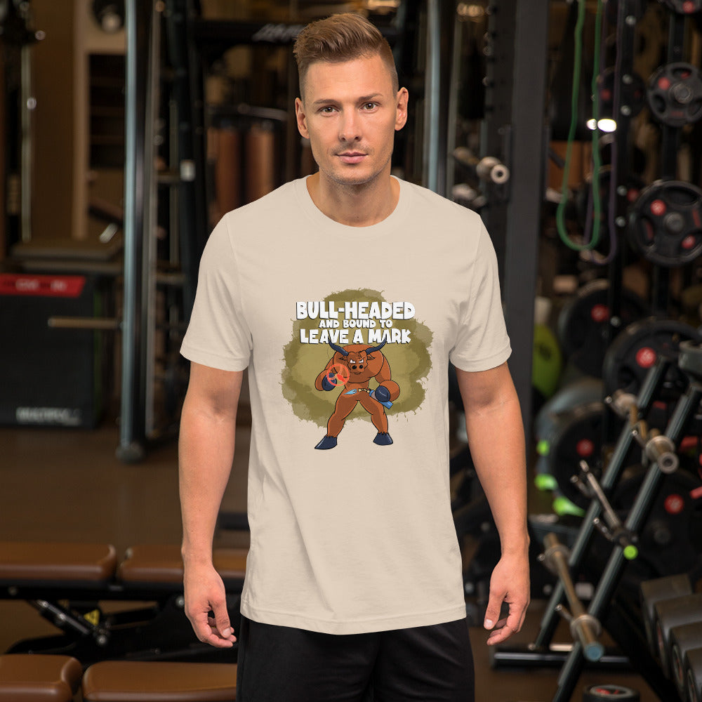 Longhorn with a Branding Iron Unisex t-shirt Danger Bear Industries Soft Cream XS