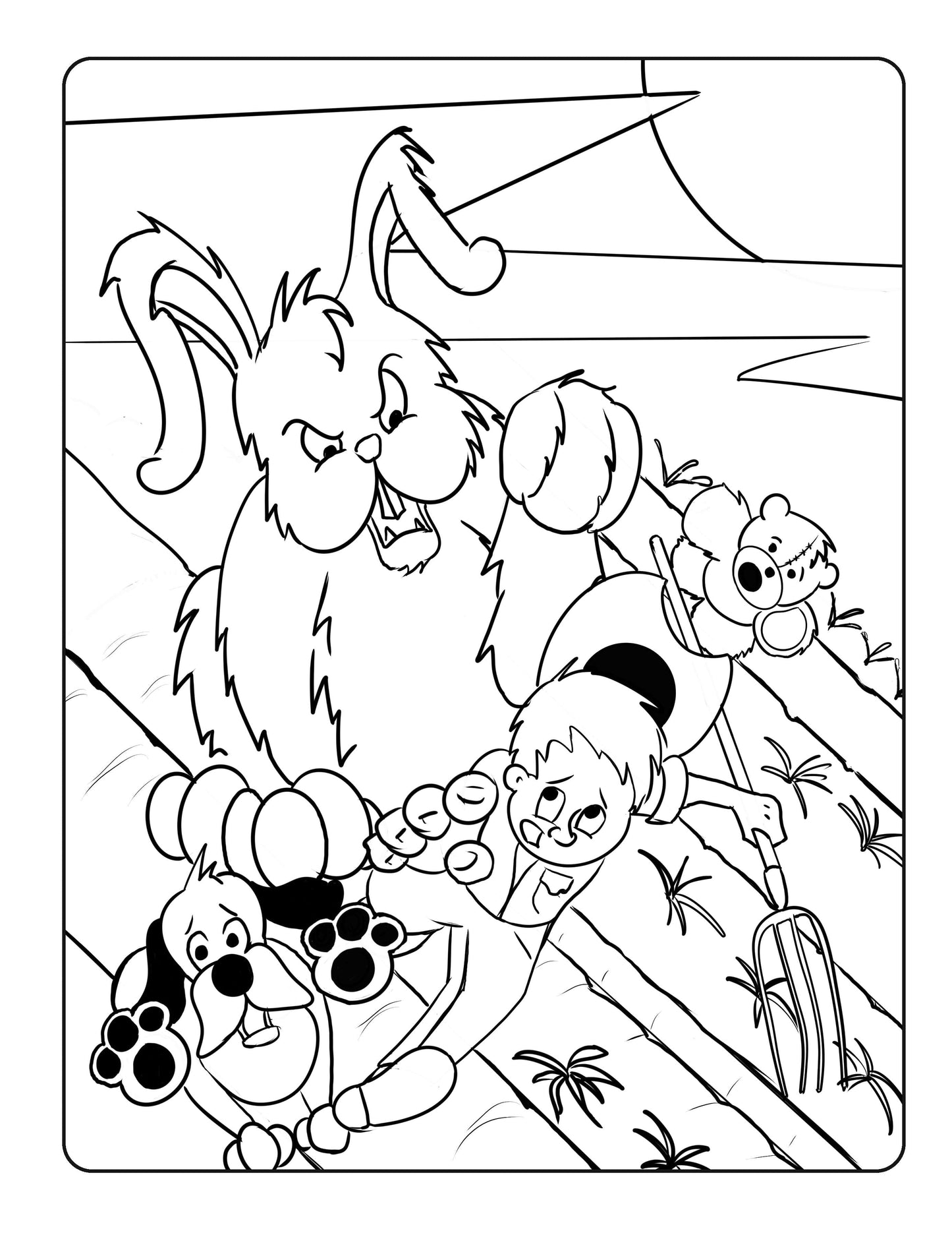 Oh, the Things You Can Do When the World Goes KaBOOM!: A Post-Apocalyptic Coloring Book Danger Bear Industries