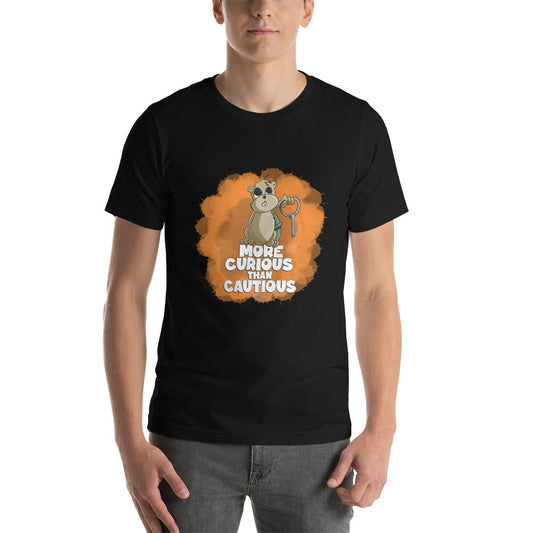 Prairie with a Hand Grenade Short-Sleeve Unisex T-Shirt Danger Bear Industries Black XS