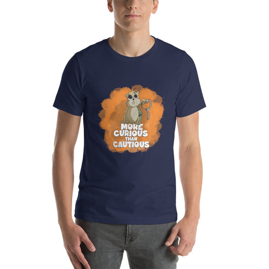 Prairie with a Hand Grenade Short-Sleeve Unisex T-Shirt Danger Bear Industries Navy XS