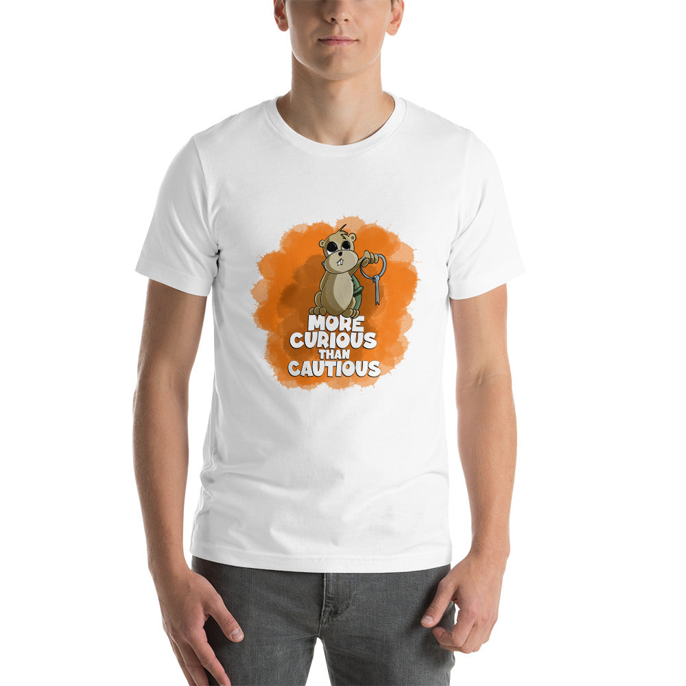 Prairie with a Hand Grenade Short-Sleeve Unisex T-Shirt Danger Bear Industries White XS