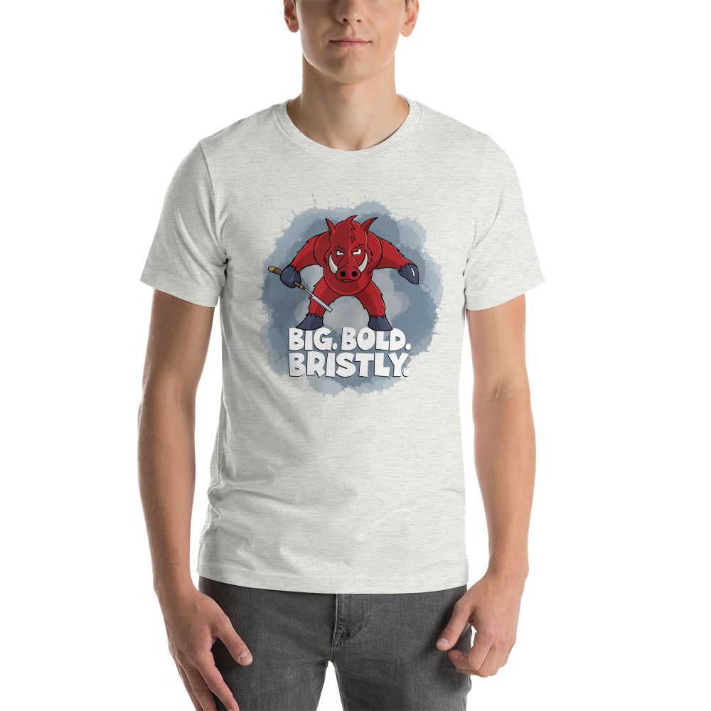 Razorback with a Straight Razor Unisex t-shirt Danger Bear Industries Ash S