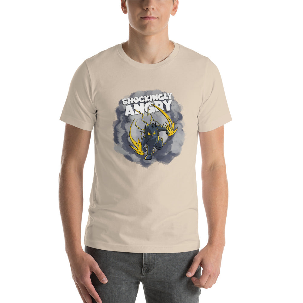 Static-filled Alley Cat Short-Sleeve Unisex T-Shirt Danger Bear Industries Soft Cream XS