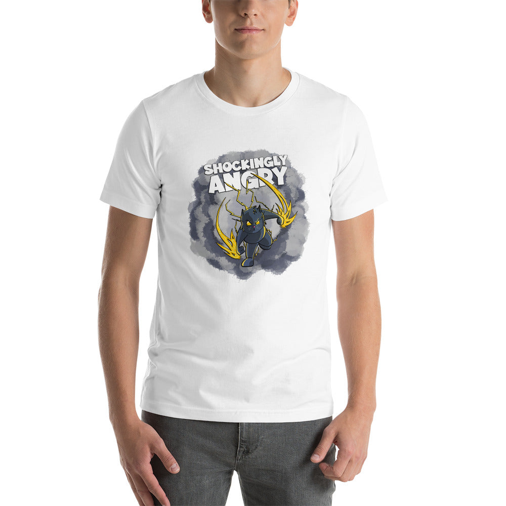 Static-filled Alley Cat Short-Sleeve Unisex T-Shirt Danger Bear Industries White XS