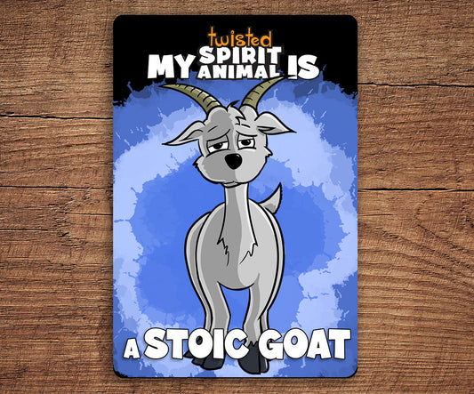 Stoic Goat sticker pack sticker DangerBearIndustries