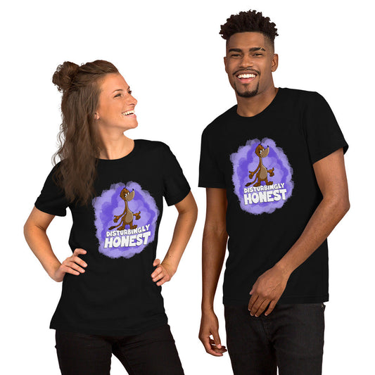Surprisingly Forthcoming Weasel Short-Sleeve Unisex T-Shirt Danger Bear Industries Black XS