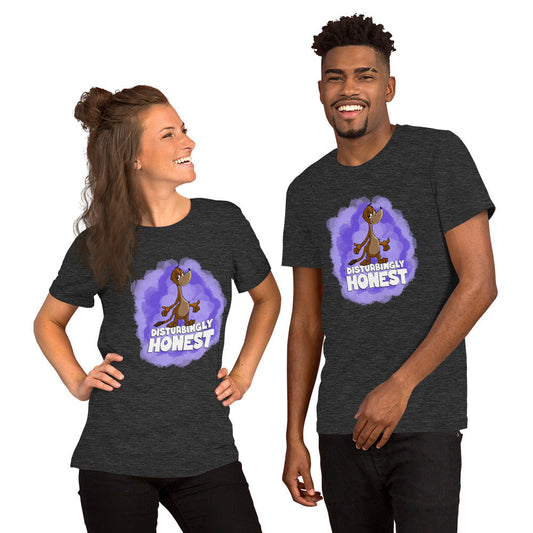 Surprisingly Forthcoming Weasel Short-Sleeve Unisex T-Shirt Danger Bear Industries Dark Grey Heather XS
