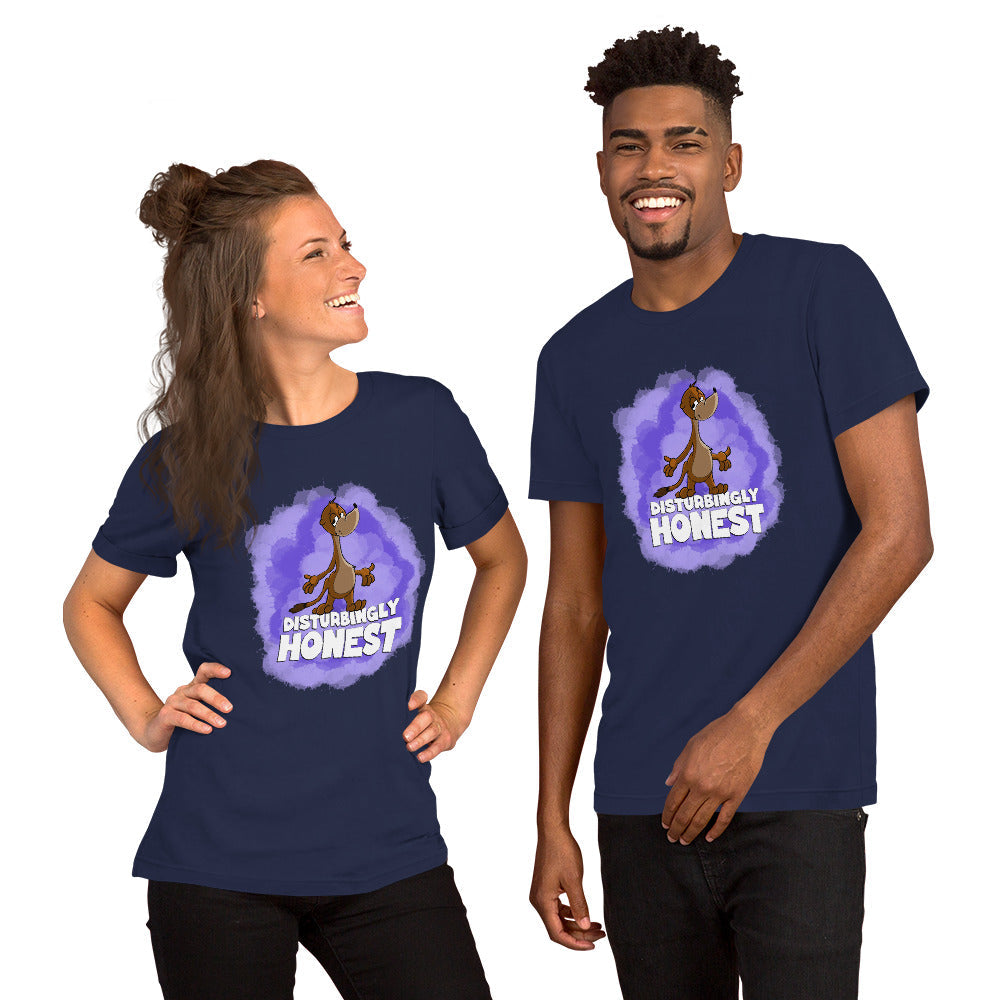 Surprisingly Forthcoming Weasel Short-Sleeve Unisex T-Shirt Danger Bear Industries Navy XS