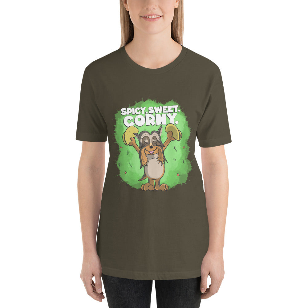Taco-Loving Terrier Unisex t-shirt Danger Bear Industries Army S