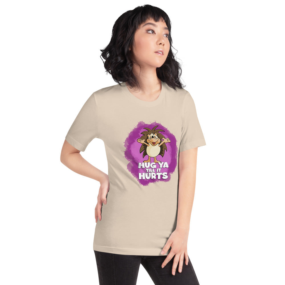Touchy-Feely Hedgehog Short-Sleeve Unisex T-Shirt Danger Bear Industries