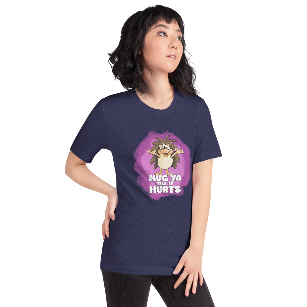 Touchy-Feely Hedgehog Short-Sleeve Unisex T-Shirt Danger Bear Industries