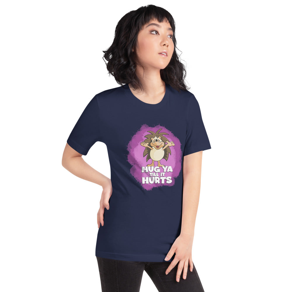 Touchy-Feely Hedgehog Short-Sleeve Unisex T-Shirt Danger Bear Industries