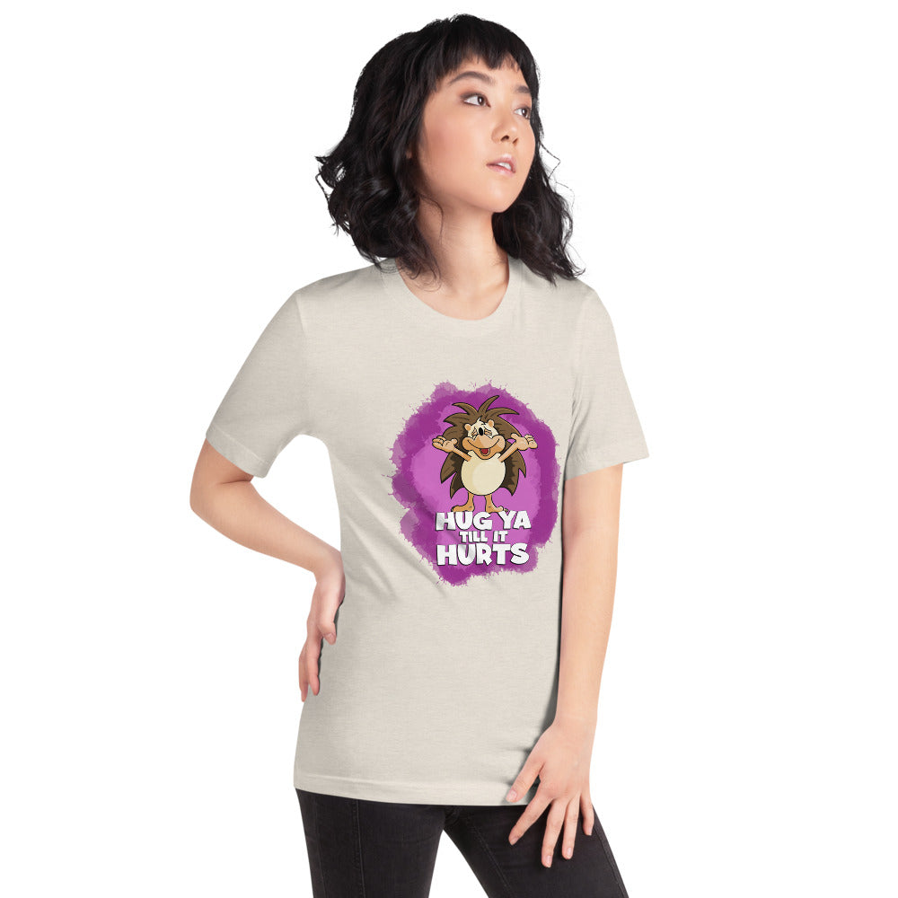 Touchy-Feely Hedgehog Short-Sleeve Unisex T-Shirt Danger Bear Industries