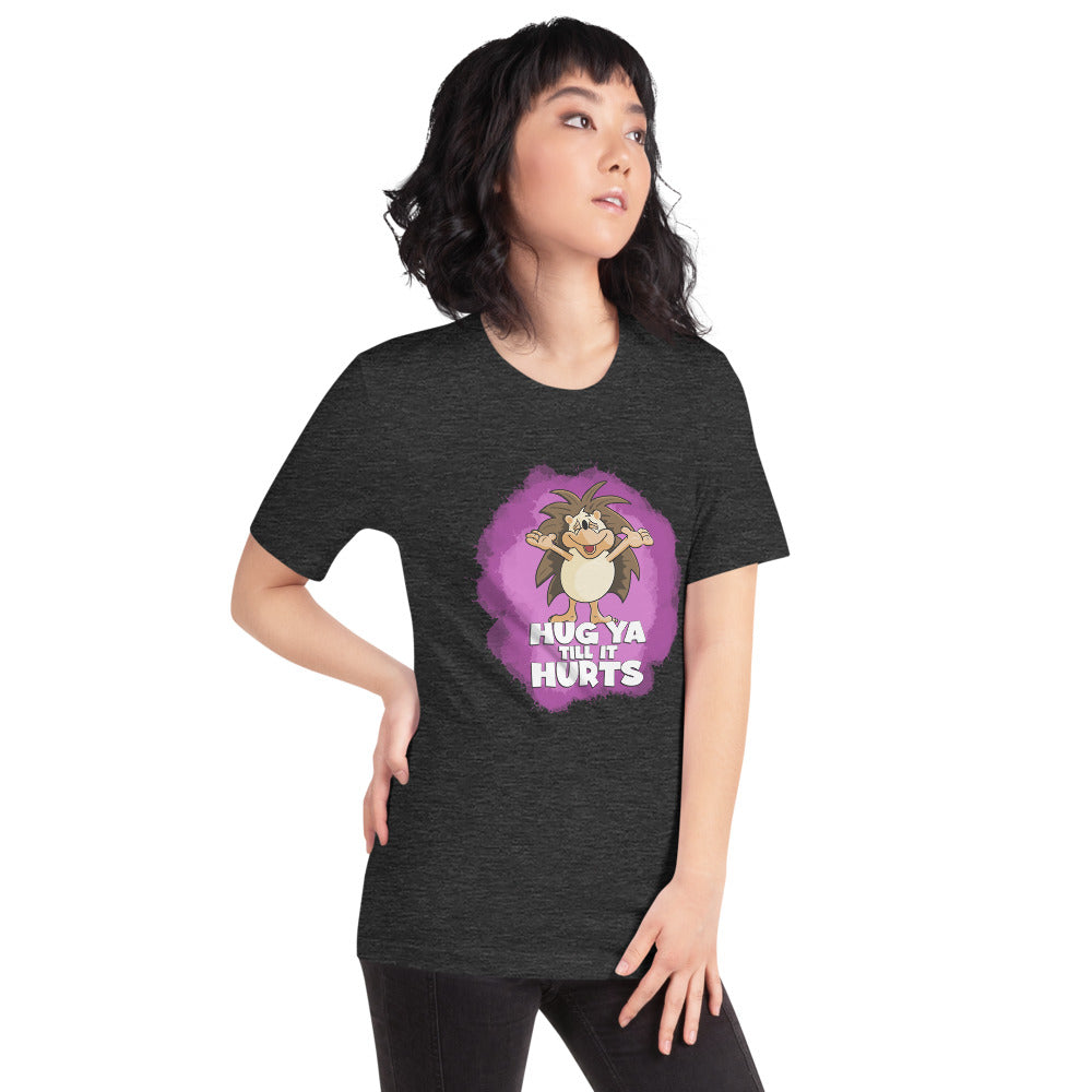 Touchy-Feely Hedgehog Short-Sleeve Unisex T-Shirt Danger Bear Industries