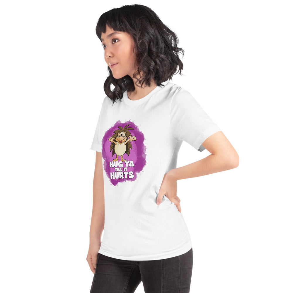 Touchy-Feely Hedgehog Short-Sleeve Unisex T-Shirt Danger Bear Industries