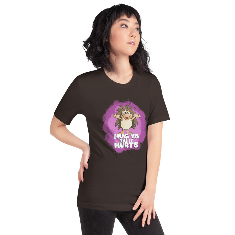 Touchy-Feely Hedgehog Short-Sleeve Unisex T-Shirt Danger Bear Industries