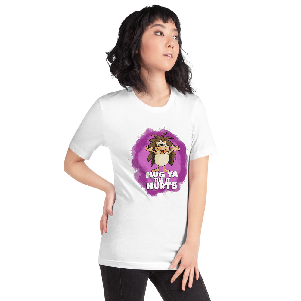 Touchy-Feely Hedgehog Short-Sleeve Unisex T-Shirt Danger Bear Industries