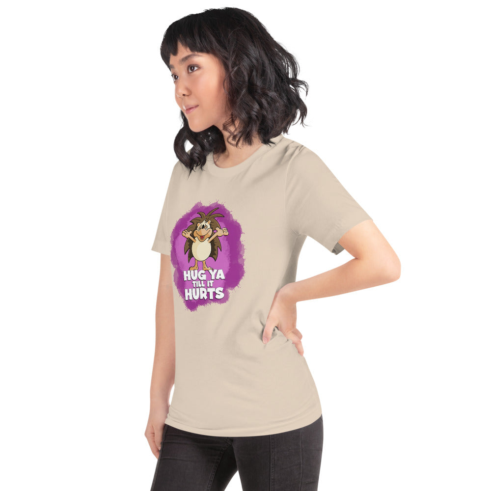 Touchy-Feely Hedgehog Short-Sleeve Unisex T-Shirt Danger Bear Industries