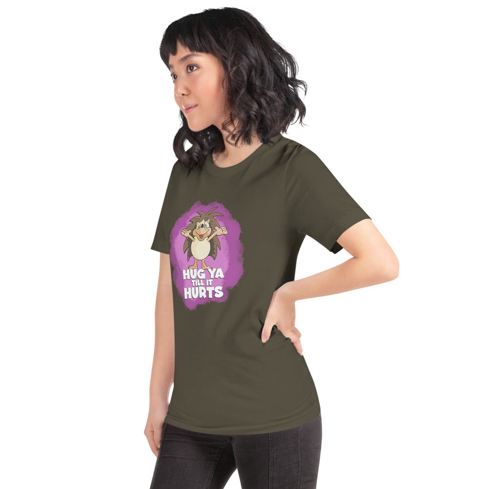 Touchy-Feely Hedgehog Short-Sleeve Unisex T-Shirt Danger Bear Industries