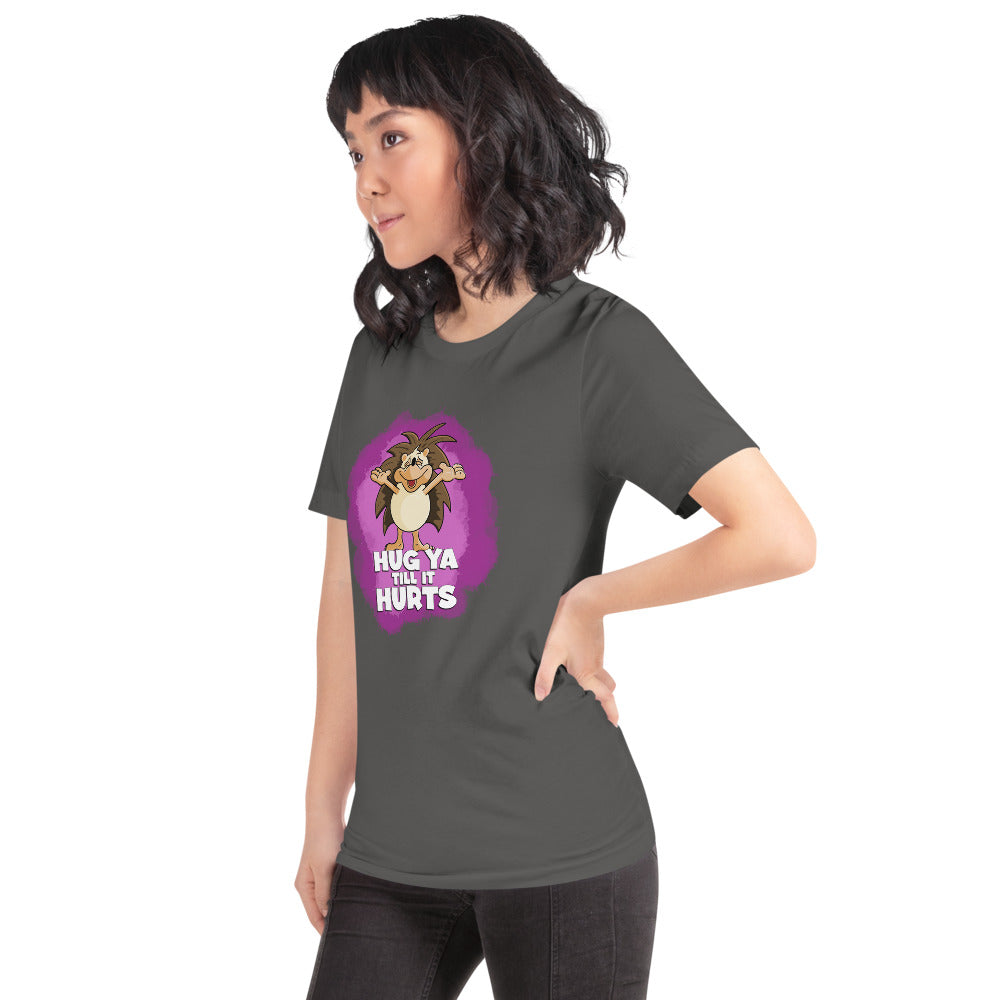 Touchy-Feely Hedgehog Short-Sleeve Unisex T-Shirt Danger Bear Industries