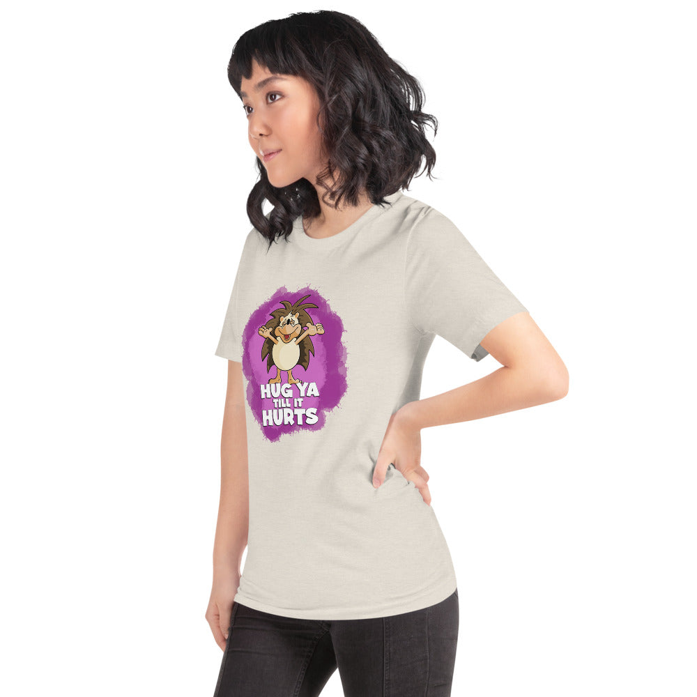 Touchy-Feely Hedgehog Short-Sleeve Unisex T-Shirt Danger Bear Industries