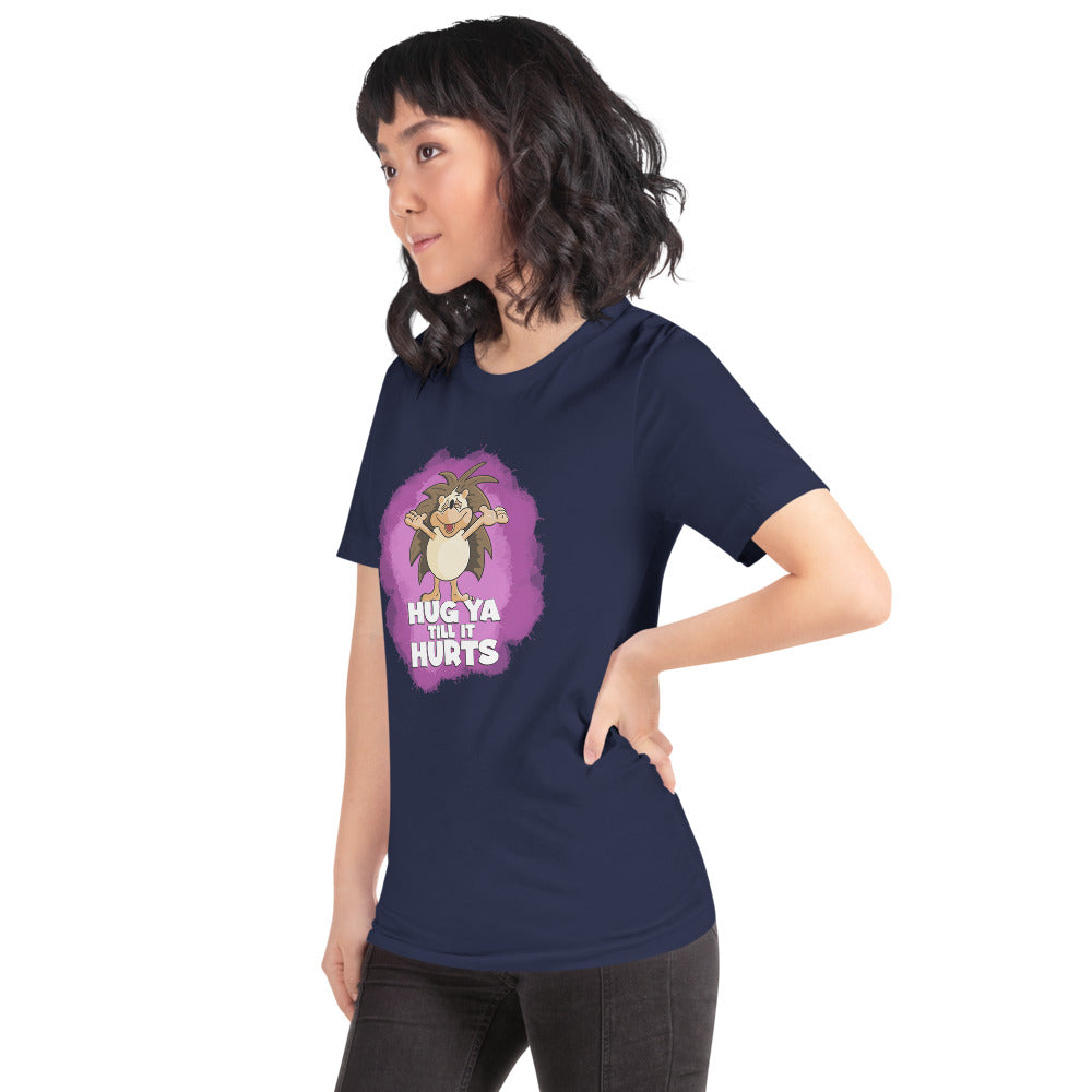 Touchy-Feely Hedgehog Short-Sleeve Unisex T-Shirt Danger Bear Industries