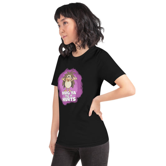 Touchy-Feely Hedgehog Short-Sleeve Unisex T-Shirt Danger Bear Industries
