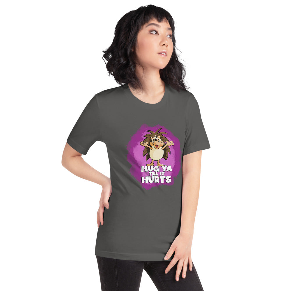 Touchy-Feely Hedgehog Short-Sleeve Unisex T-Shirt Danger Bear Industries
