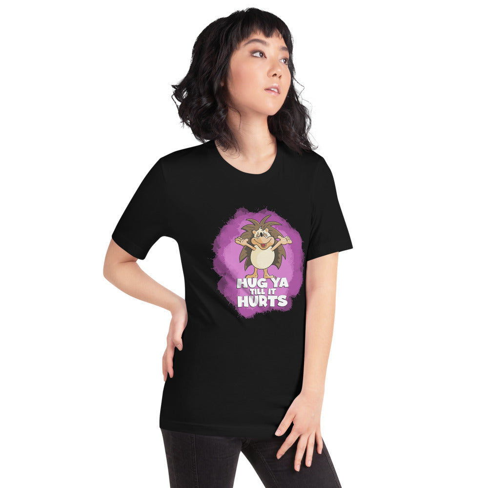Touchy-Feely Hedgehog Short-Sleeve Unisex T-Shirt Danger Bear Industries